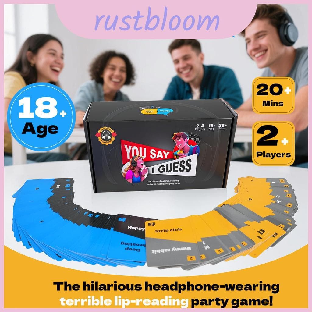 Você Eu Diz Guess Headphones Party Deck Com Quebra-Cabeças Visuais Envolventes Para Crianças