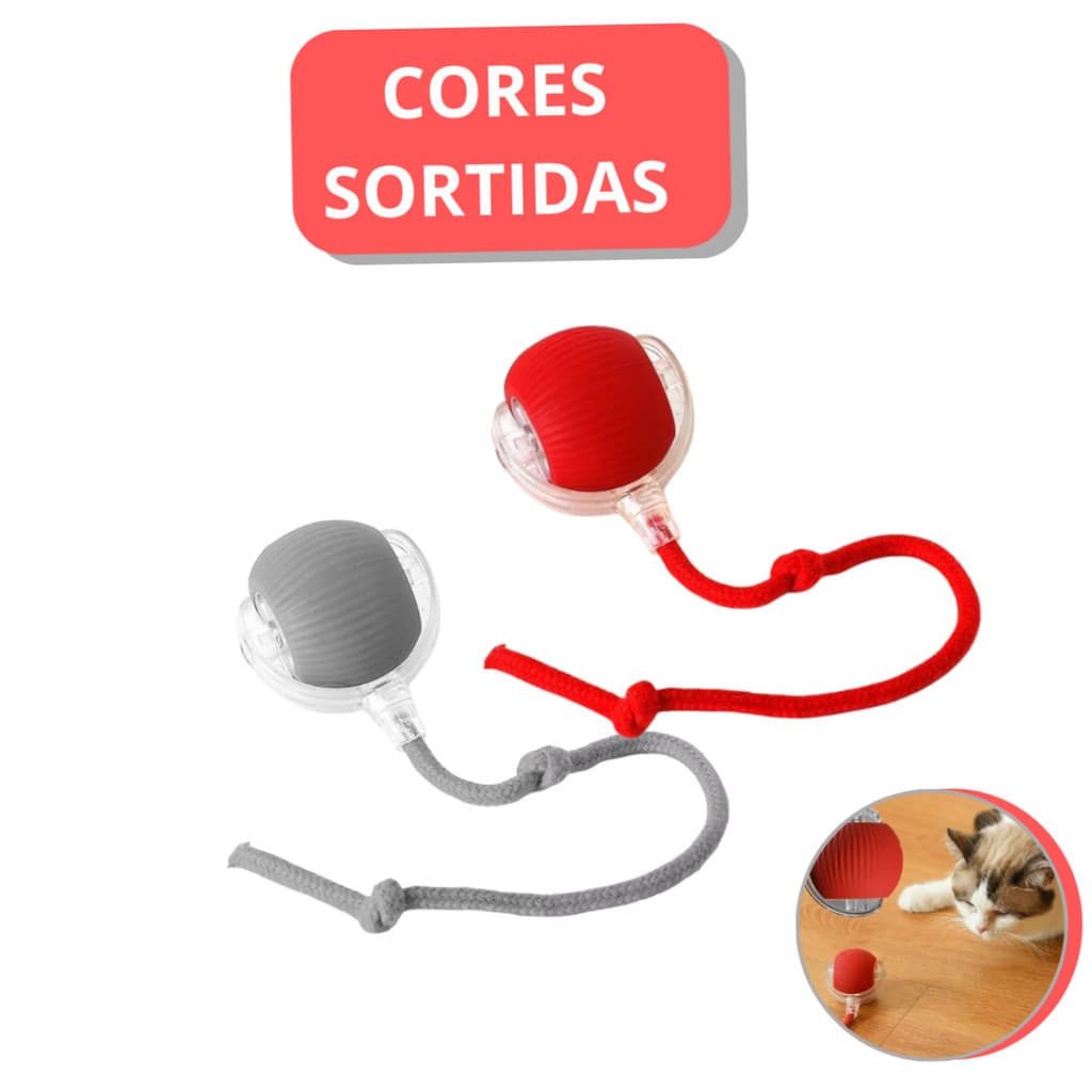 Bola Inteligente para Pets – Brinquedo Interativo Automático