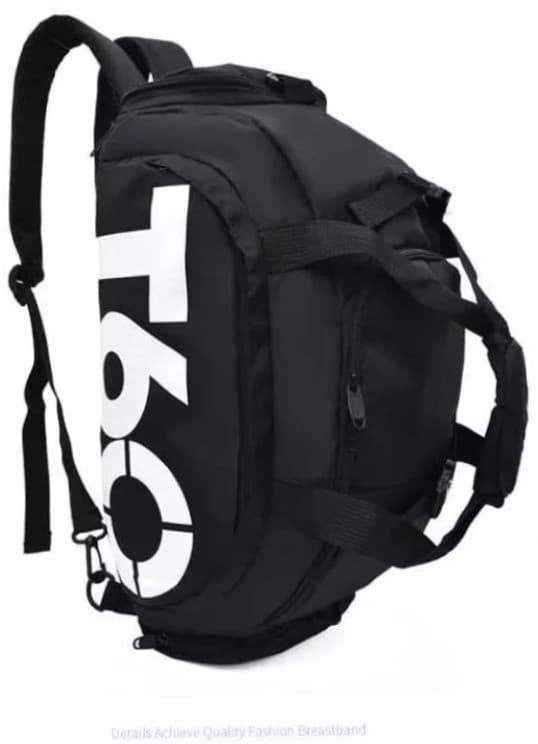 PRETO - T-6 - Bolsa Esportiva Multifuncional Transversal