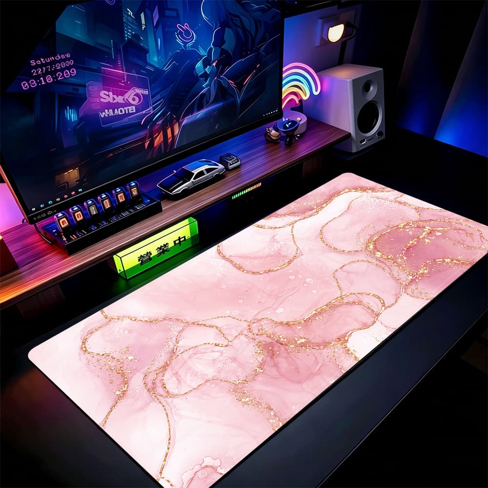 Grande Jogo Mouse Pad Antiderrapante 80X30 CM Impressões Personalizadas Mousepad Borda Costurada YG80501