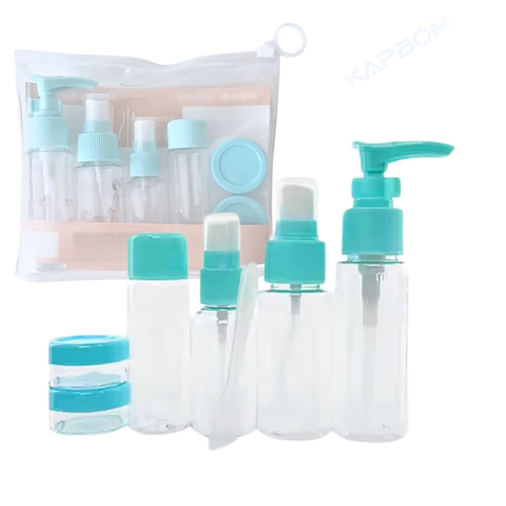 Kit De Frascos Para Viagem 7 Peças Necessaire Organizador