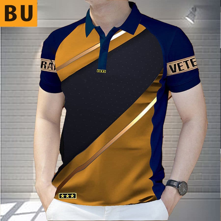 Camisa Polo Masculina Com Letras Bloqueadas Em Cores Roupas Masculinas ASEAN Top Comparação De Gola De Rua Ao Ar Livre