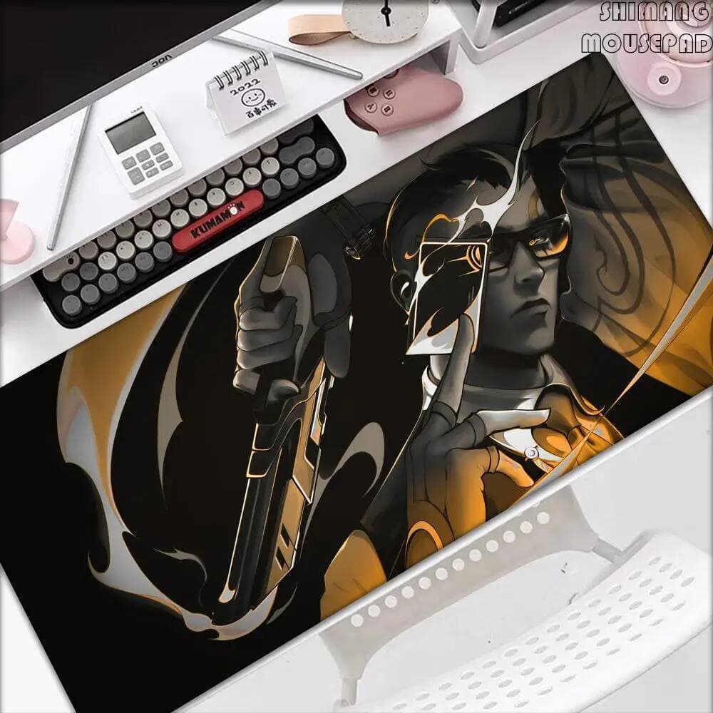 Valorant Grande Mouse Pad Anime Dos Desenhos Animados Deskmat Gaming Mousepad Gamer Protetor De Mesa Acessórios Para Com