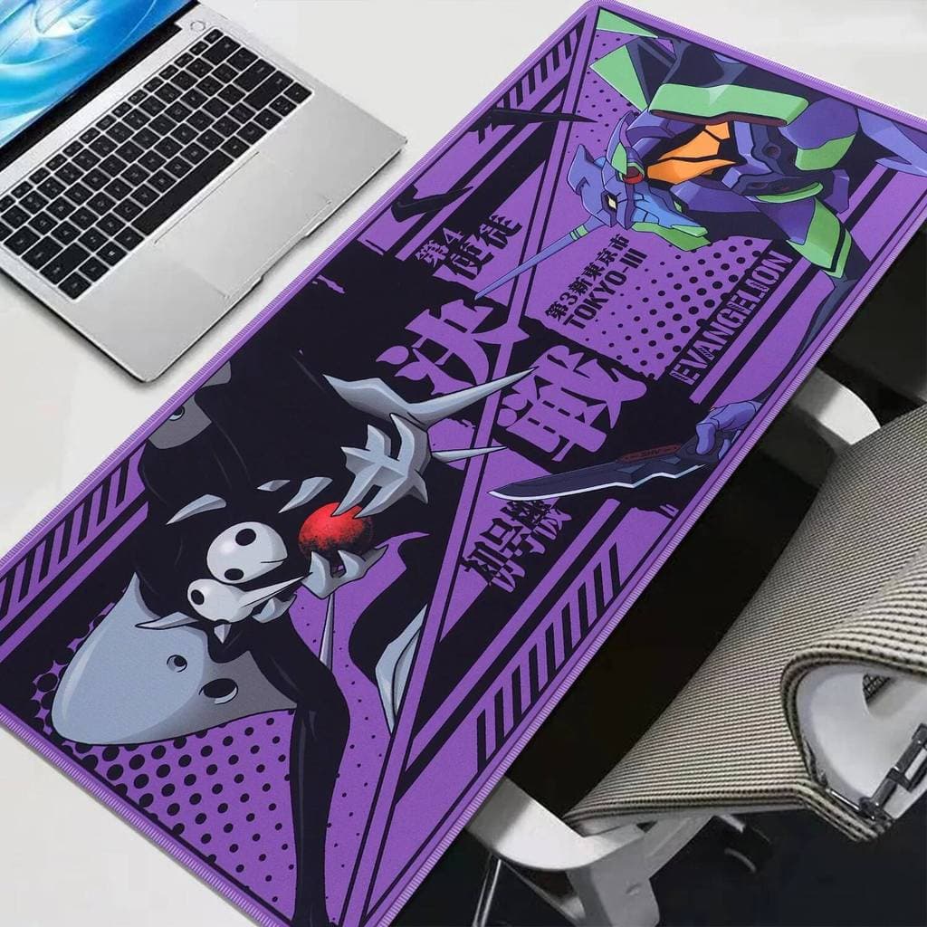 Impressão HD Anime EVA Mouse Pad Teclado Tapete Kawai Borracha Acessórios Para PC 60x35cm Antiderrapante Expandir De Mes
