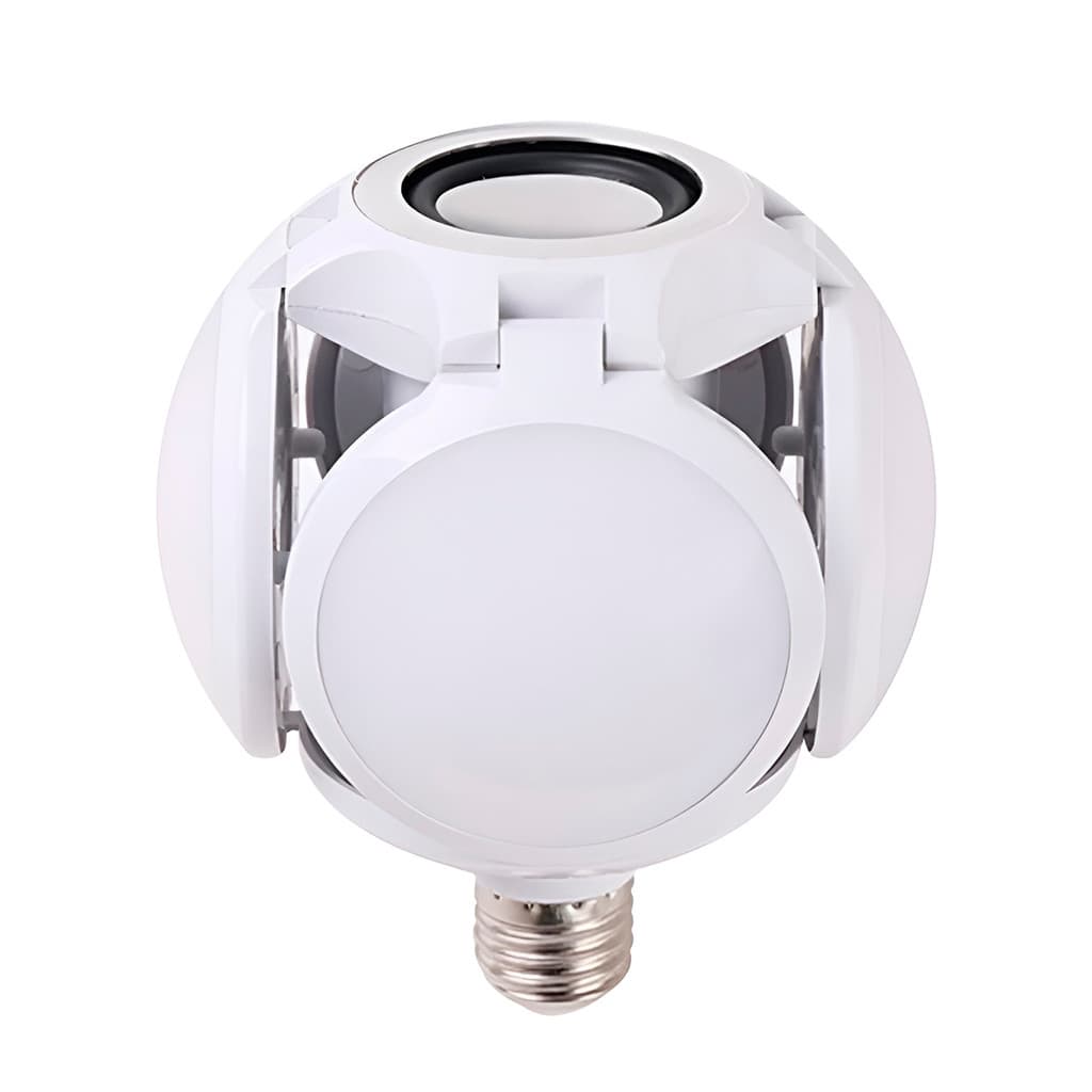 Lâmpada Dobrável Musical Bluetooth Controle Remoto