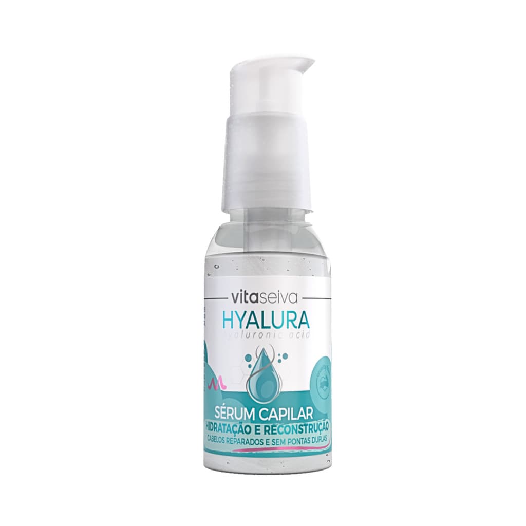 Sérum Capilar Vita Seiva Hyalura 60ml Hidratação e Reconstrução