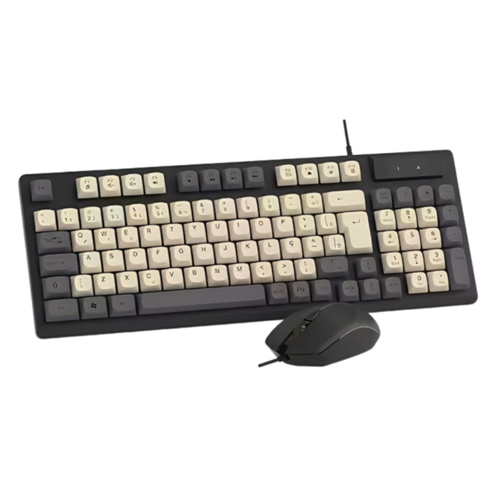 Kit Gamer Teclado Semi-Mecânico e Mouse 1200 DPI