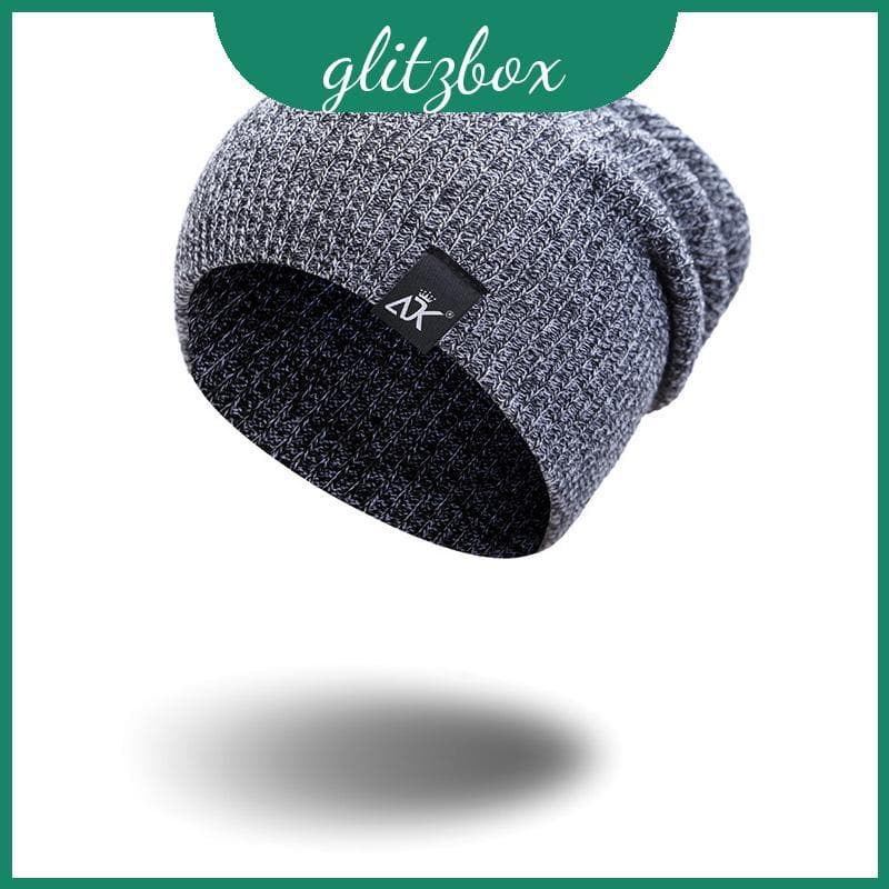 Masculino Na Moda Feminino Unissex Acampamento Chapéu Gorro De Inverno Folgado Lã Quente Linha De Esqui Boné De