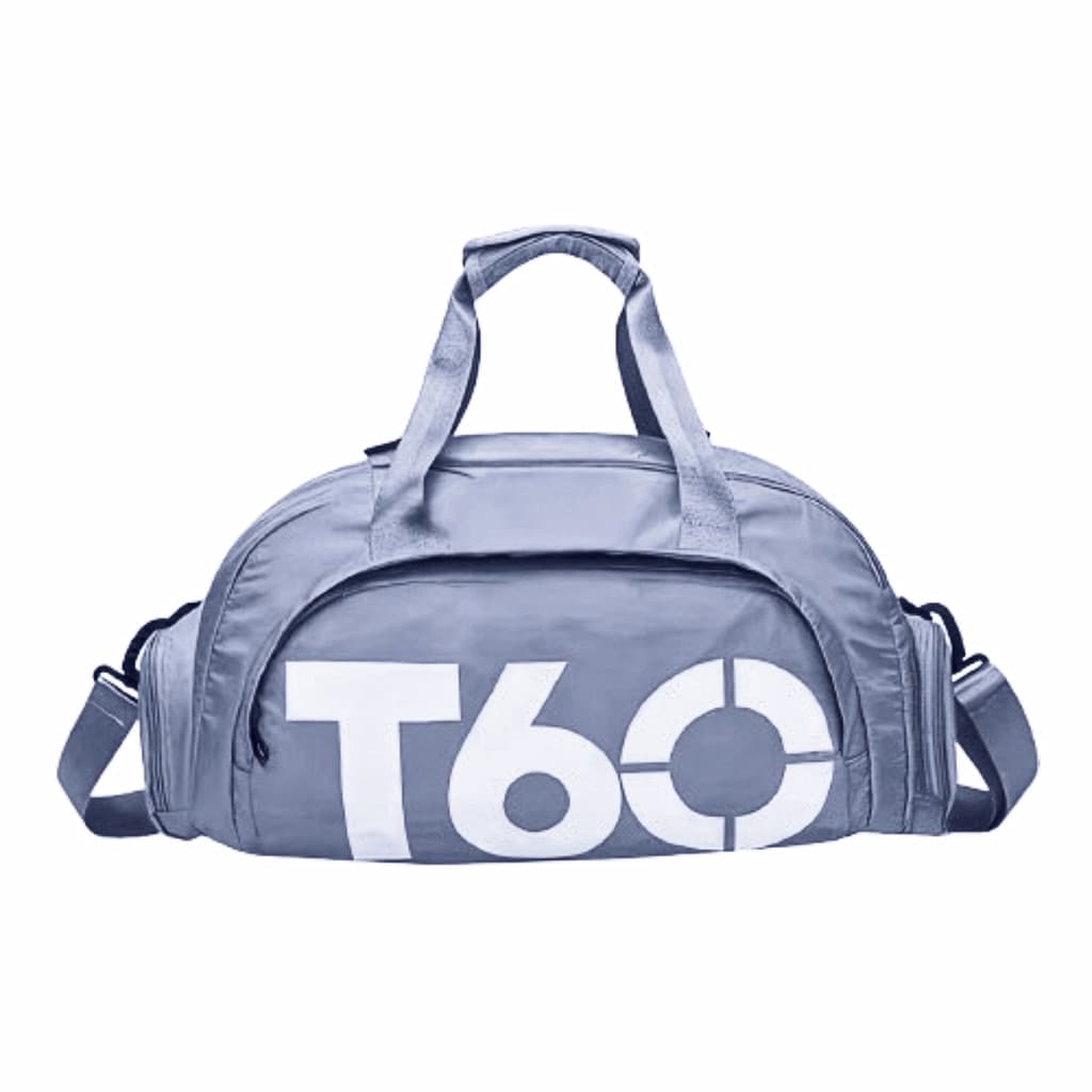 Bolsa Esportiva Multifuncional Transversal cinza tenis