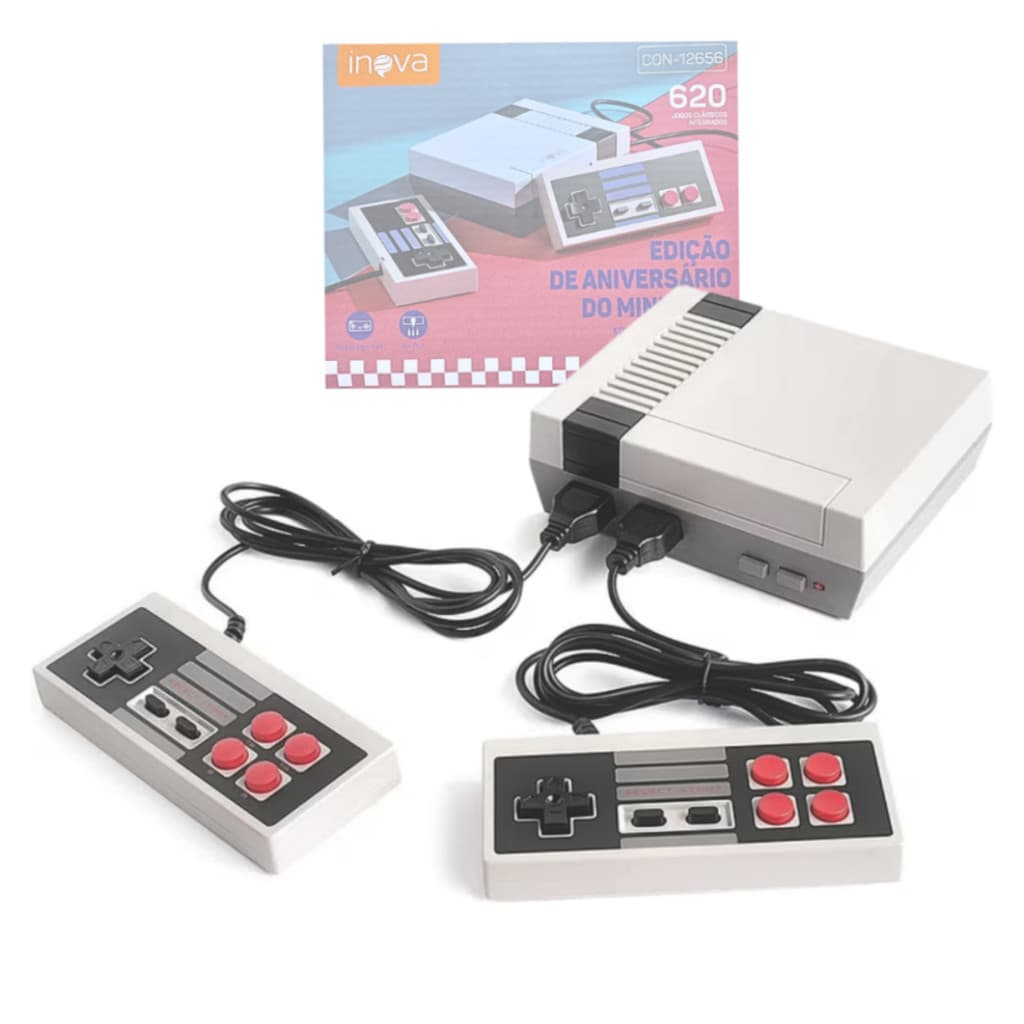 Mini Vídeo Game Retrô Portátil Console 620 Jogos