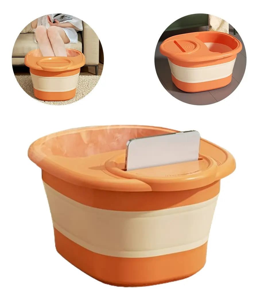 Hidromassageador Dobrável Para Relaxamento Spa dos Pes Massageador