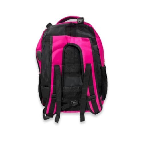 Mochila Escolar Feminina Rosa Pink Notebook Grande Reforçada Alça Acolchoada