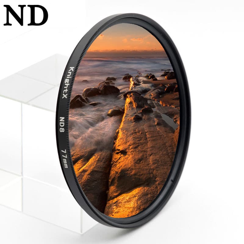 49 52 55 58 62 67 72 77 mm ND Filtro De Densidade Neutra Adequado Para Canon Nikon Sony SLR Camera Lense