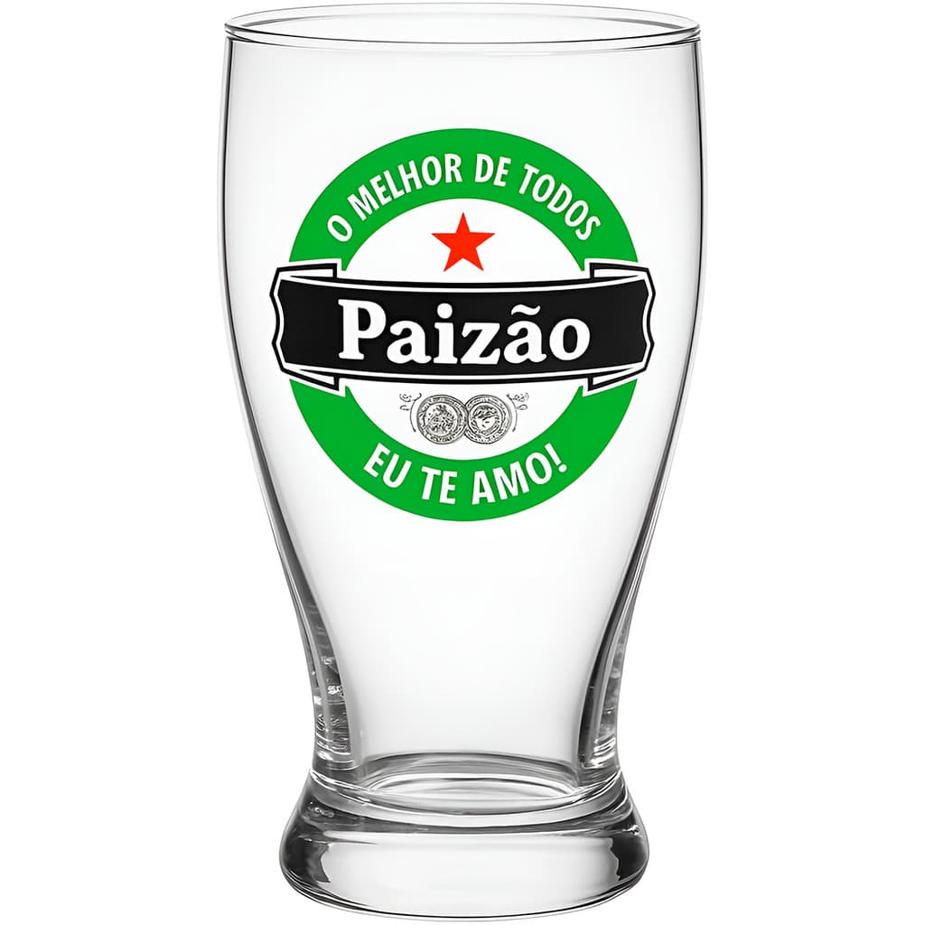 Copo Tulipa Vidro Cerveja Presente Pais 340ml Chopp
