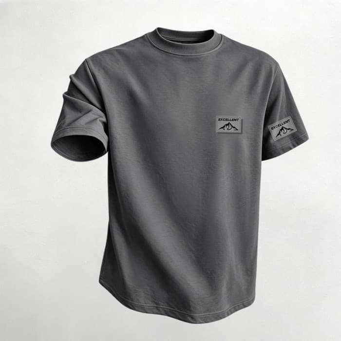Camiseta masculina de manga curta de algodão puro 2026 verão americano Retro na moda camiseta masculina solta mais magro