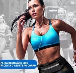 Pochete Fitness Corrida Academia - Preto