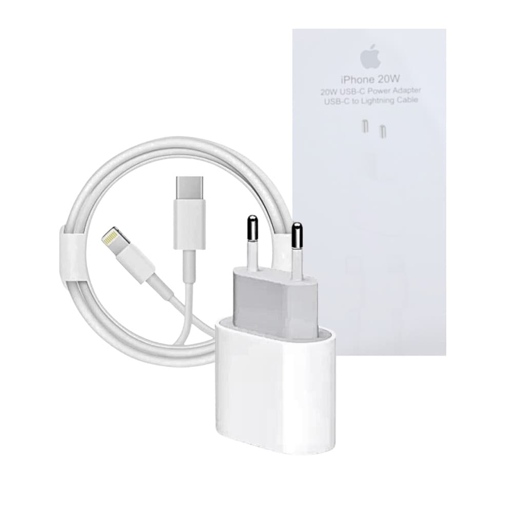 Carregador Completo Conexão Lightning / TIPO-C 20W PD1 Cabo Móvel XLS A2347-X
