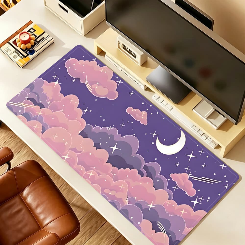 Grande Jogo Mouse Pad Antiderrapante 80X30 CM Impressões Personalizadas Mousepad Borda Costurada LM0004 XC009