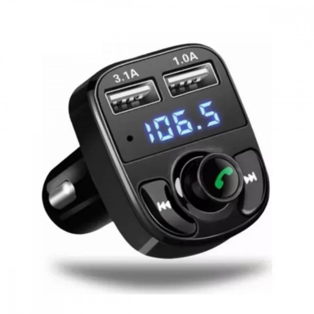 Carregador Transmissor Automotivo MP3 Bluetooth V5.0 + EDR P