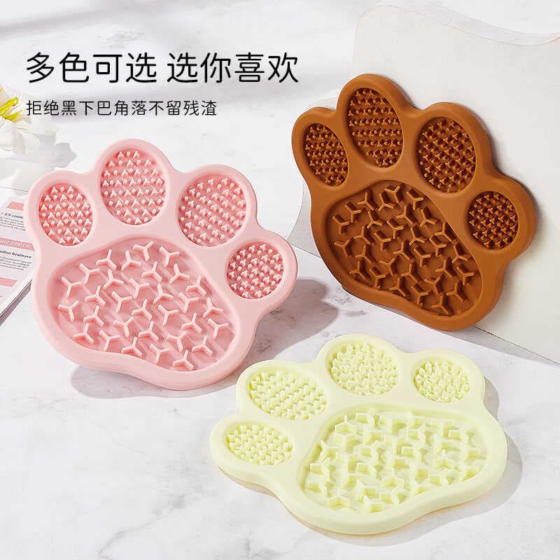 Novo produto Silicone Pet ventosa lambendo esteira Placemat comida lenta esteira cão comida lenta esteira cão lambendo b