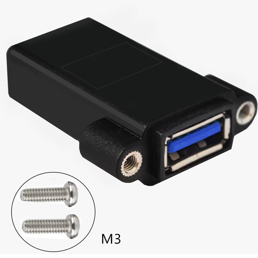 Com orelha USB versão 3.0 5GB uma fêmea para fêmea porca embutida módulo de montagem na parede tomada de parede adaptado