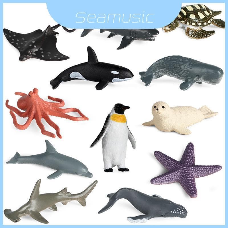 O Animal Do Oceano Mini Figuras Decorações Plásticas Aquário Para Crianças Amadores E