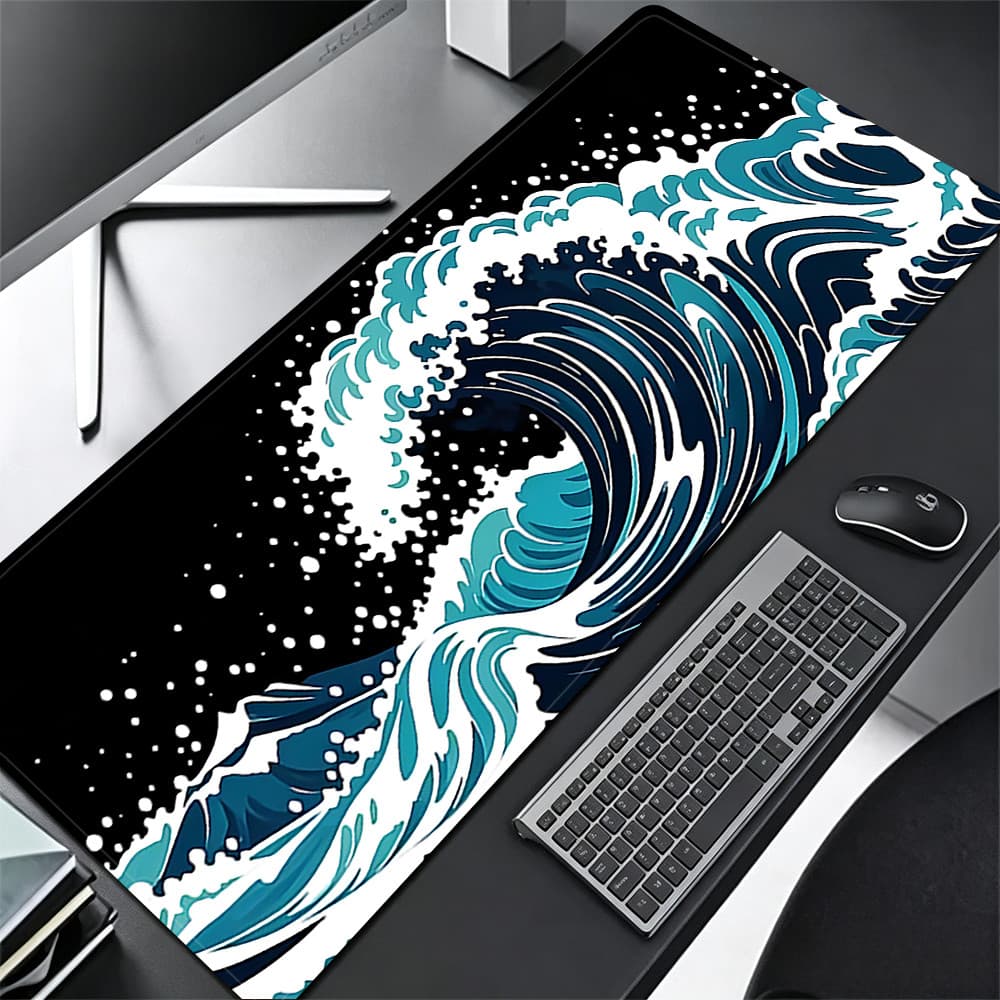Grande Jogo Mouse Pad Antiderrapante 80X30 CM Impressões Personalizadas Mousepad Borda Costurada YG07504
