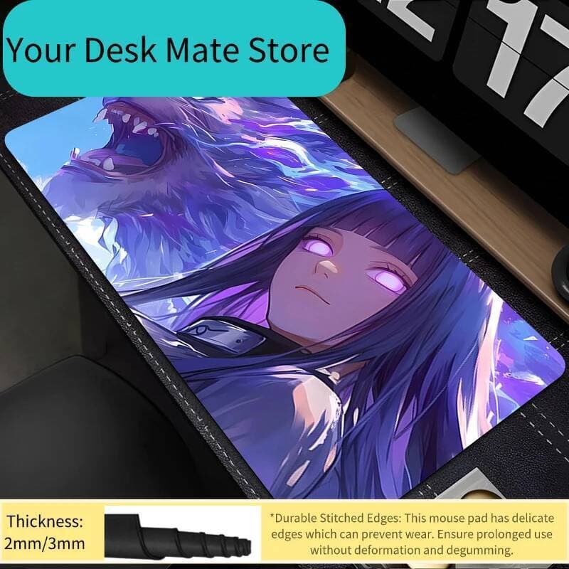 90x40cm Mouse Pad Hyuuga Hinata Jogos Teclado De Computador Gamer Projetado Especificamente Para e-sports Gabinete Mouse