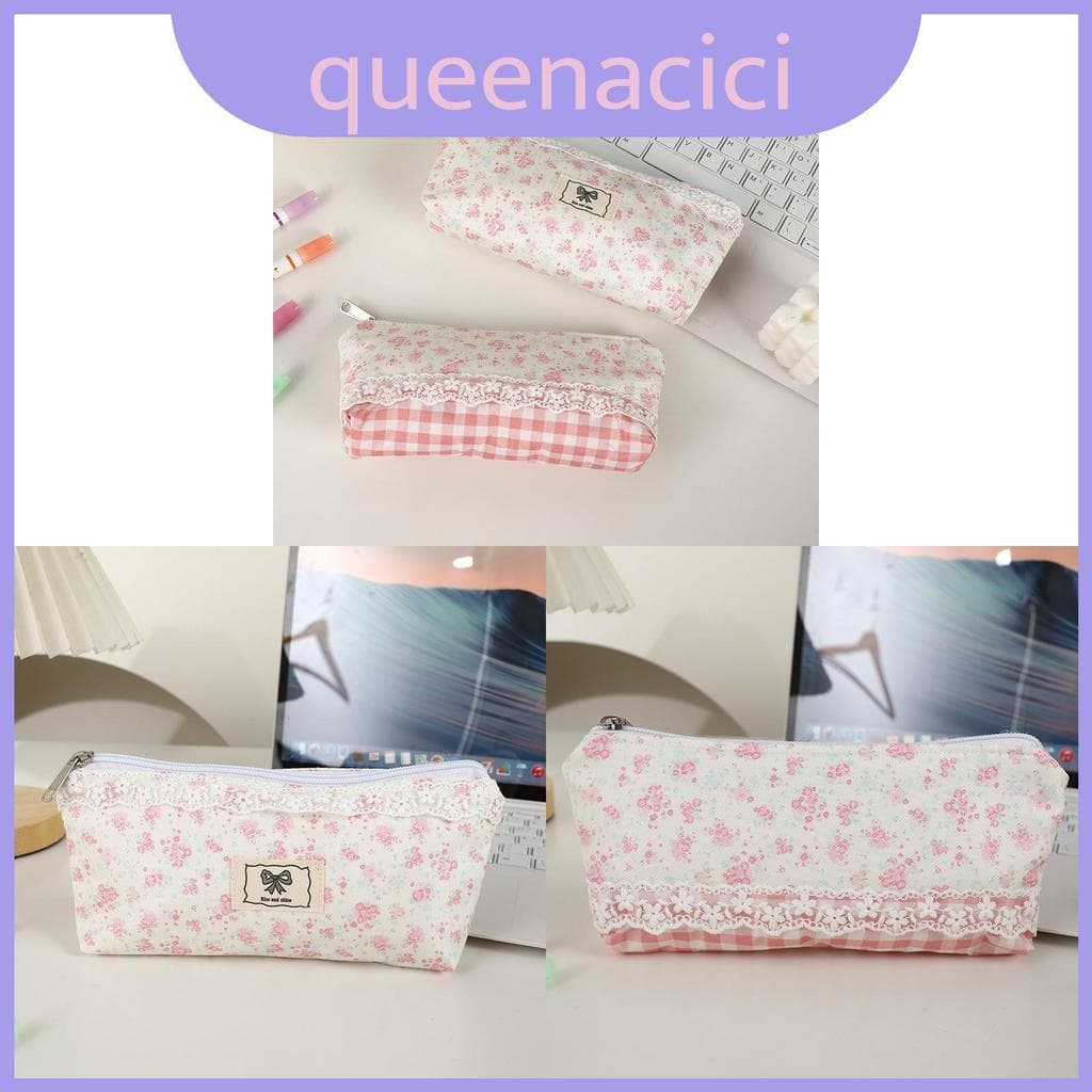 Saco Floral Bonito Do Lápis Teste Padrão Feito De Poliéster Para O Uso Da Escola E Dos Artigos De Papelaria