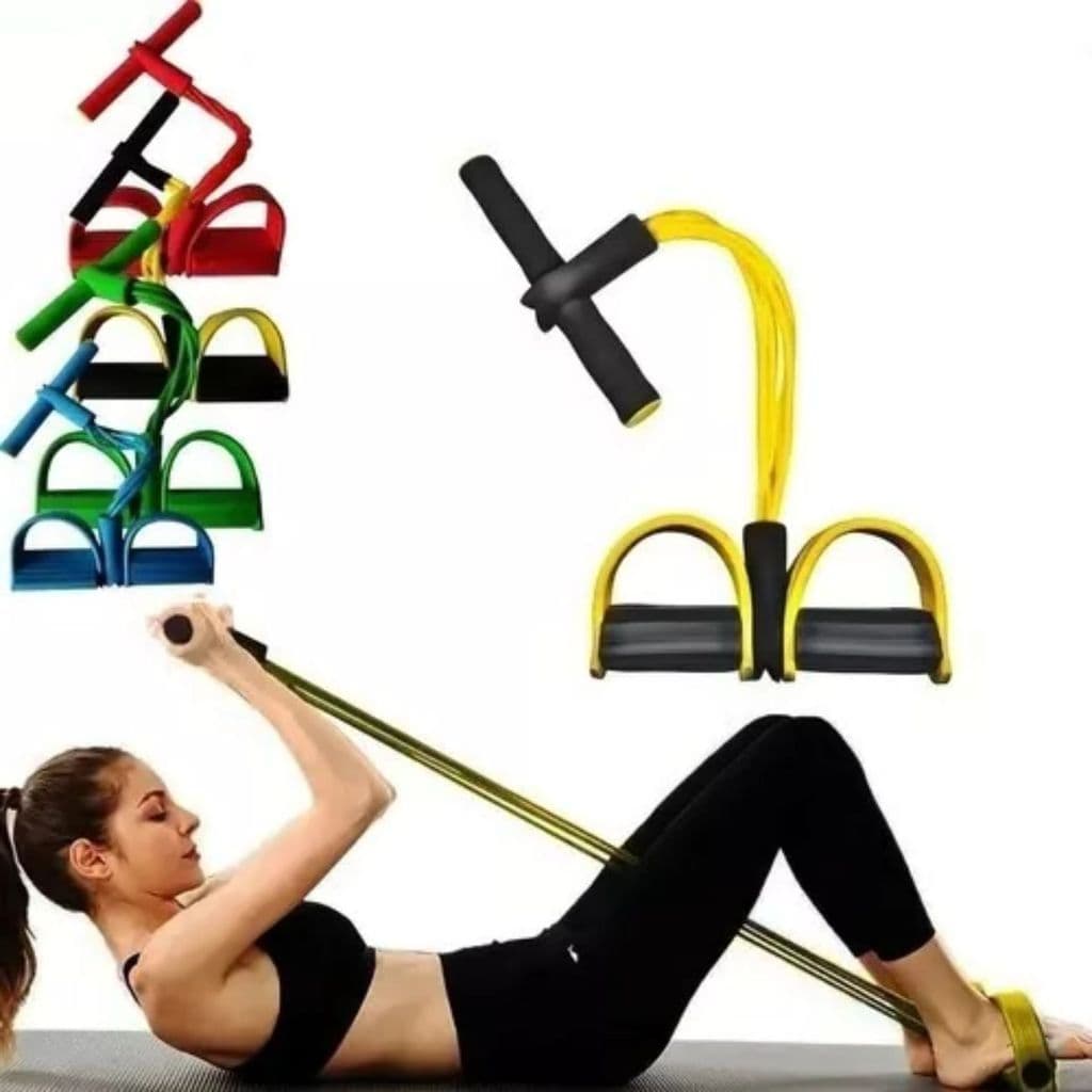 Elástico Extensor de Treino e Exercícios