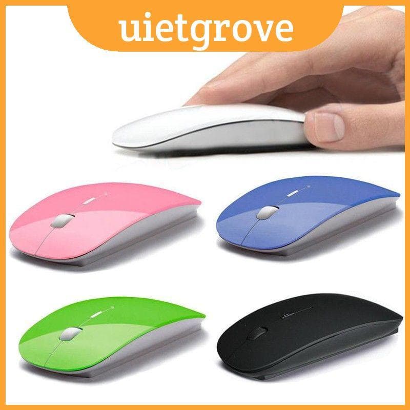 Mouse Sem Fio Óptico Ultrafino Ergonômico Elegante 2.4g Usb Para Computadores Laptops E