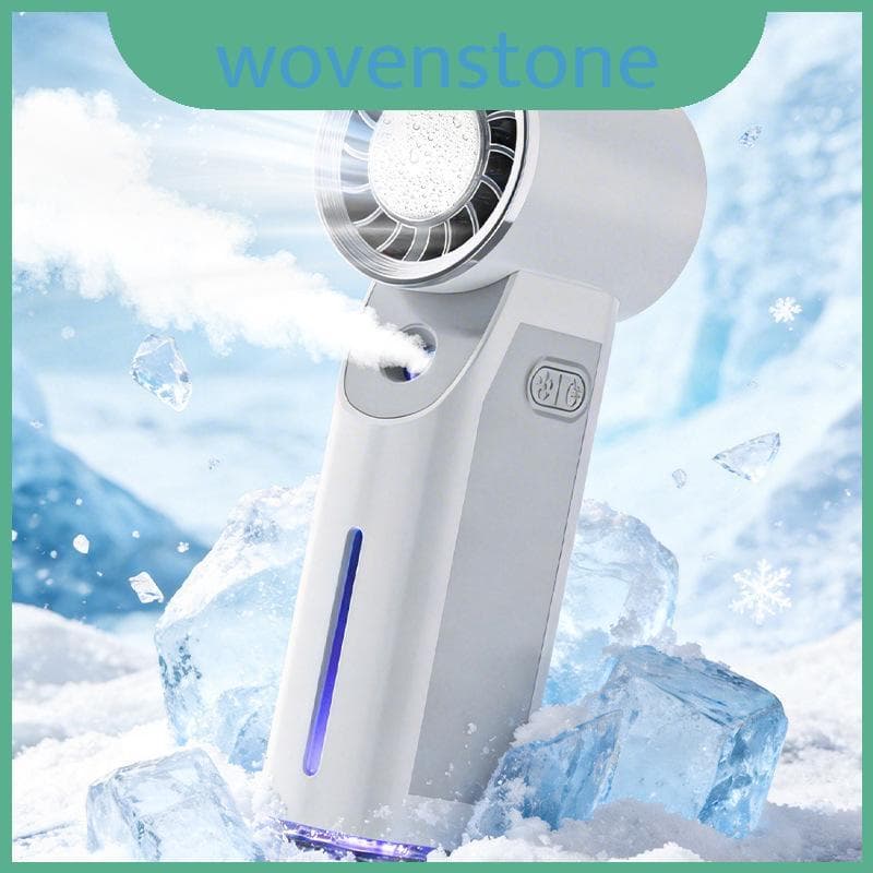 Ventilador Mini Portátil Com Bateria Recarregável E Spray Para Atividades Ao Ar Livre