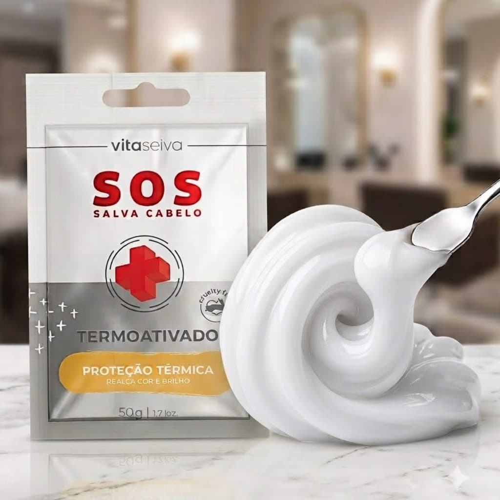 Sachê Termoativado Vita Seiva SOS Salva Cabelo 50g Cod.85693