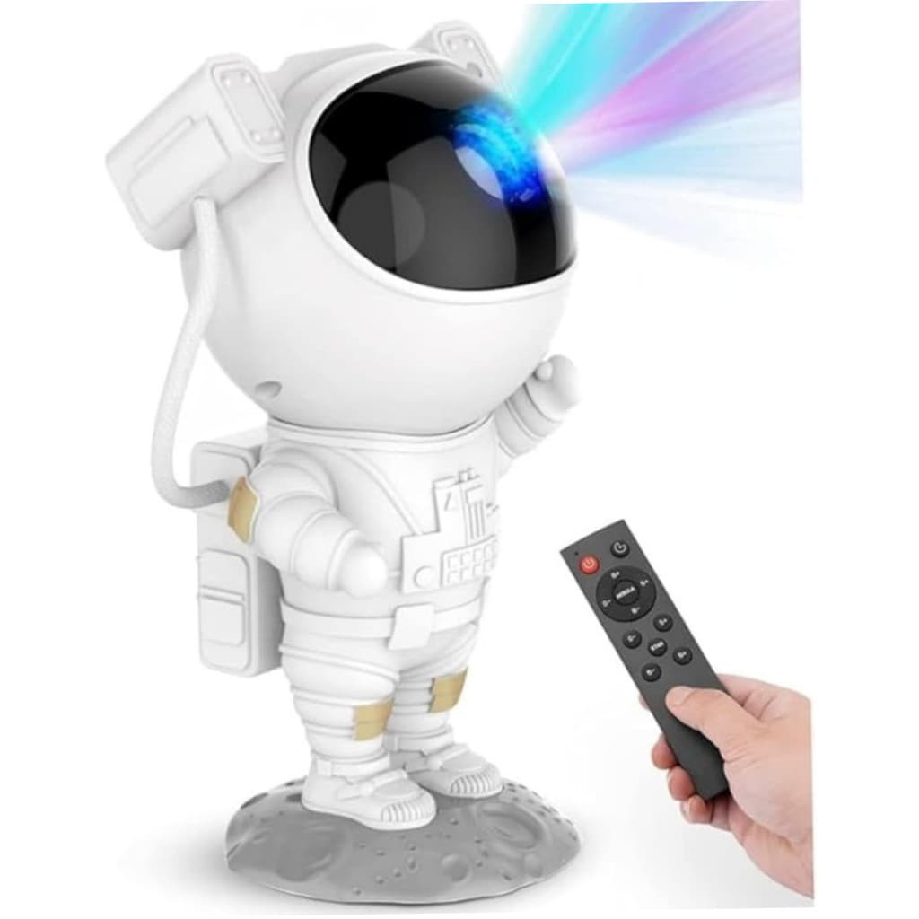 Projetor Astronauta Luz Estelar com Controle Remoto