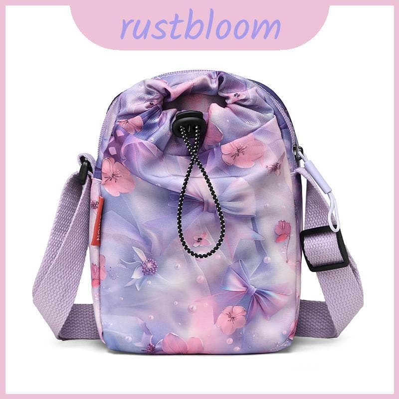Pacote Crossbody De Mini Pano Oxford Para Uso Casual Com Fecho De Armazenamento Interno E