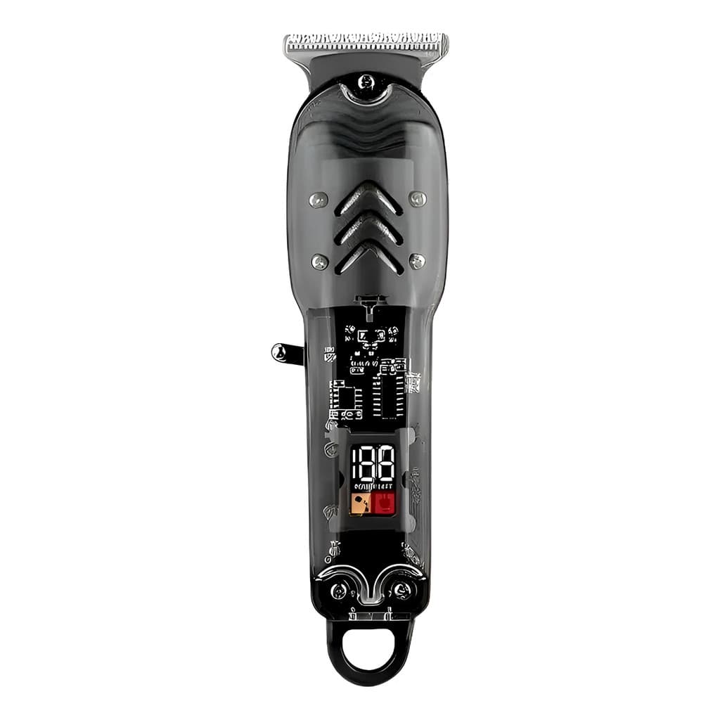 Máquina de Cortar Cabelo Profissional Acabamento Preto