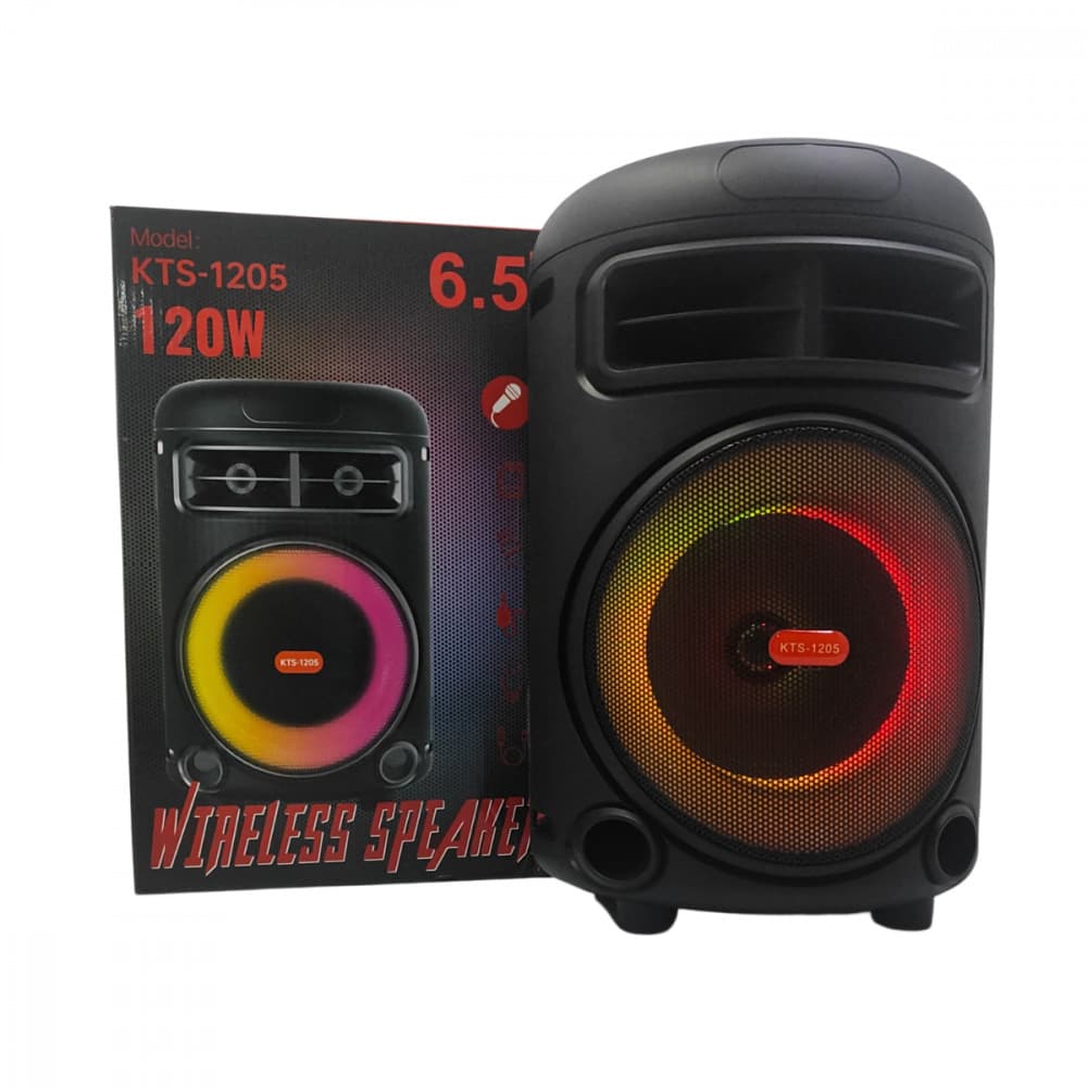 Caixinha De Som Bluetooth LED 120w Entrada P10 Altomex KTS-1205