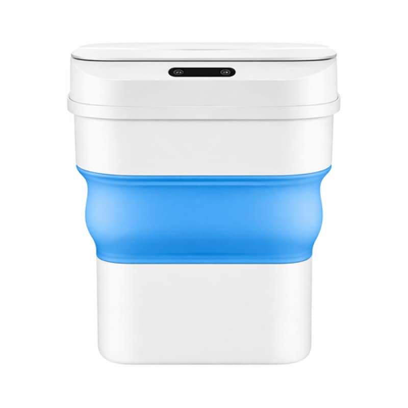 Lixeira Automática Dobrável com Sensor Azul