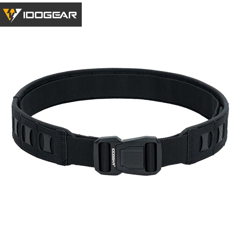 IDOGEAR Tático 2 " Cinto De Liberação Rápida Fivela De Liga De Alumínio MOLLE Cintura Tática Leve 3431