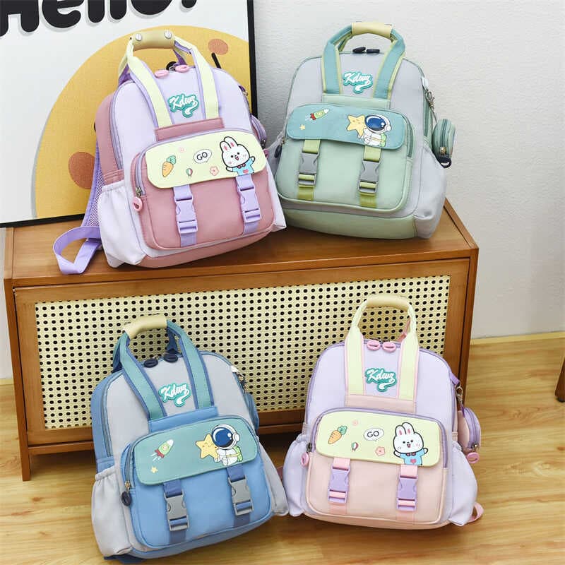 Nova cor combinando mochila meninos meninas leve All-Match jardim de infância mochila elegante grande capacidade saco da