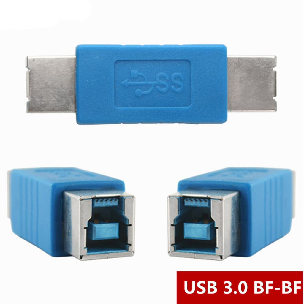 Adaptador USB 3.0 USB3.0 de alta velocidade B fêmea * Adaptador fêmea B, conector de extremidade USB BF/BF Head