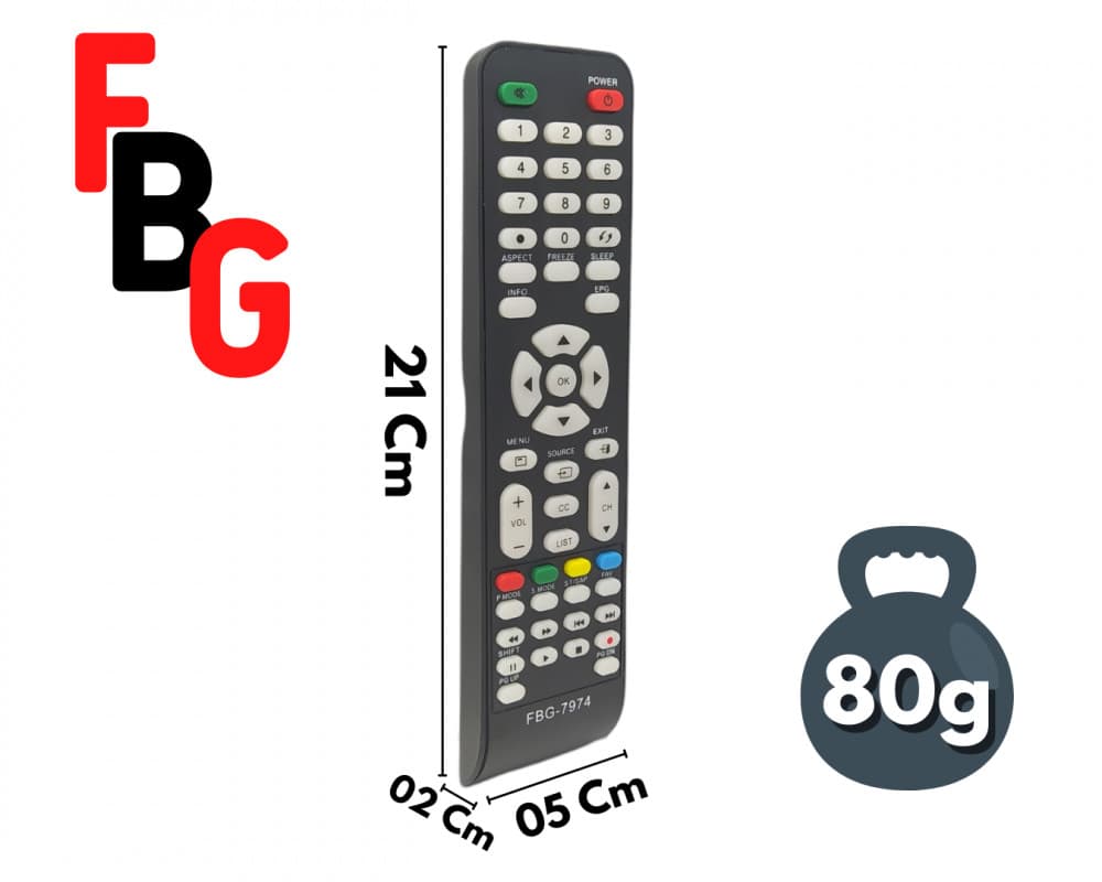 Controle Remoto Compatível Modelos TV CCE LCD FBG-7974