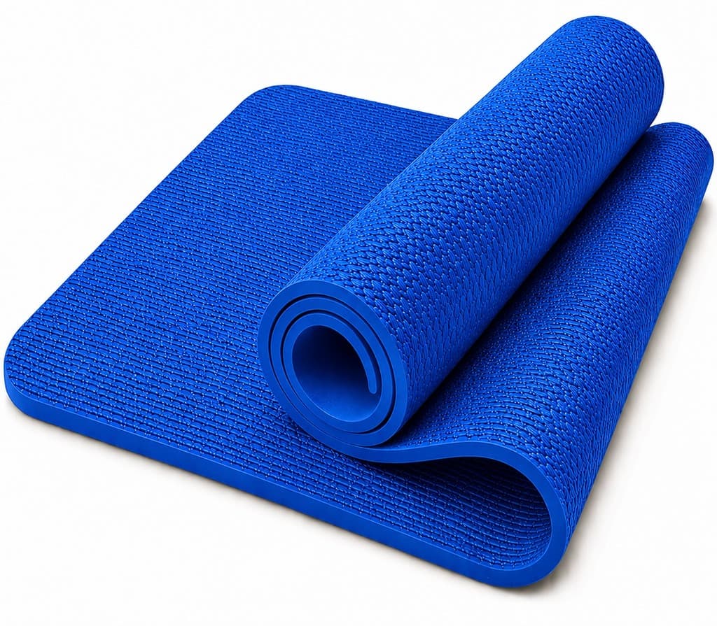 Tapete de Yoga Profissional Antiderrapante para Treinos (azul)