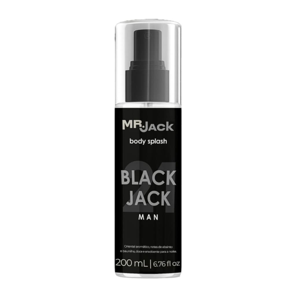 Body Splash Mr. Jack BlackJack 21 Man 200ml Oriental Aromático