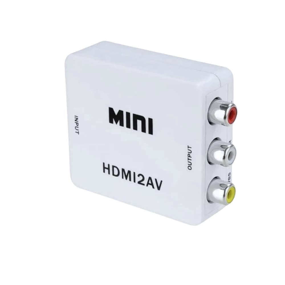 Conversor Adaptador HDMI Para RCA AV Vídeo Composto
