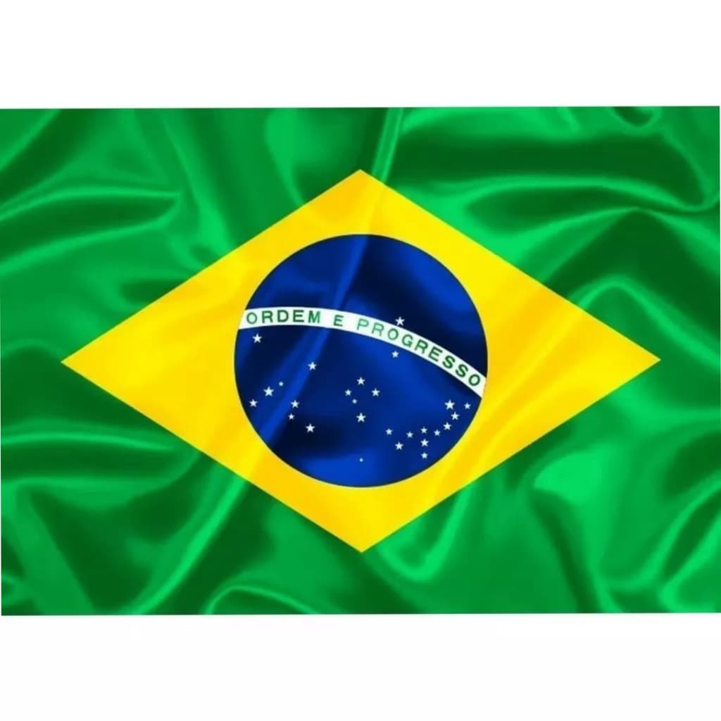 Bandeira do Brasil Copa do Mundo Grande 1,50m x 0,90m
