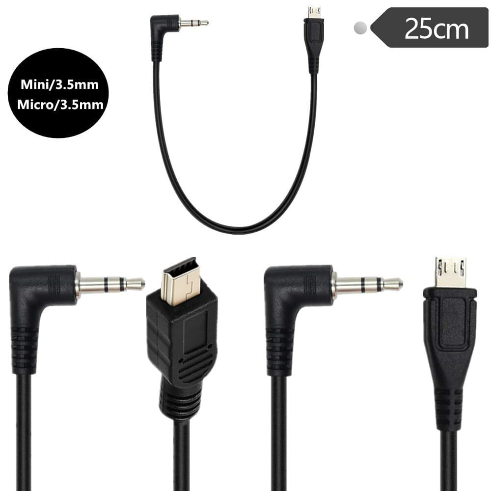 Interface micro Android USB para cabo de áudio DC3.5 mini 5P mini 5P para cabo de 3.5 mm