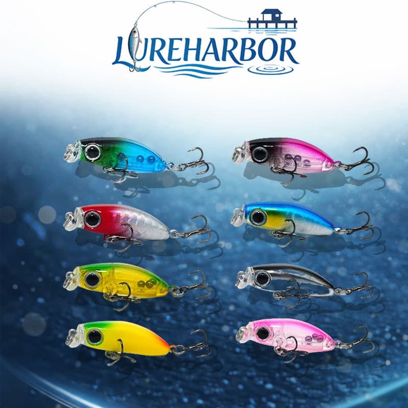 LUREHARBOR Small Things Isca de peixinho de afundamento lento 2.8g/3.5cm 1/5/8 unidades
