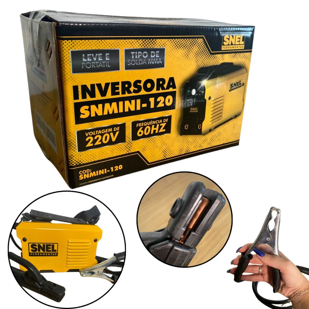 Maquina Inversora De Solda Mini-120I 220V Snel Ferramentas