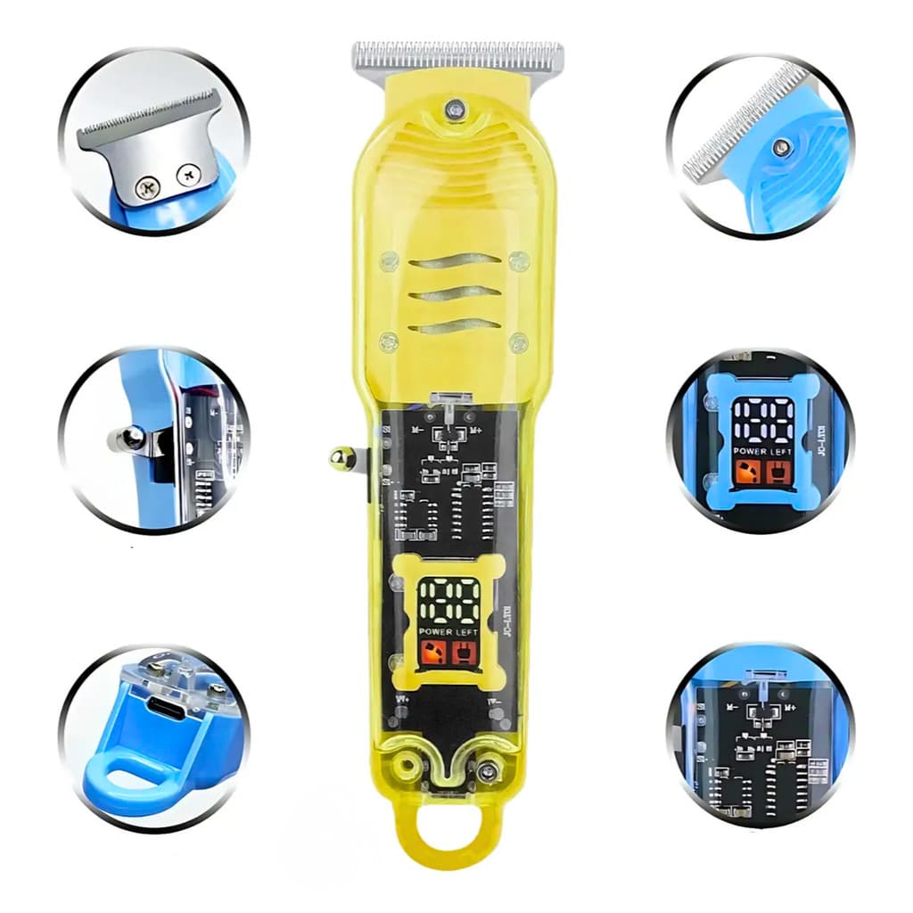 Maquina De Acabamento Profissional Transparente Visor Digital Usb T&Z LT-808